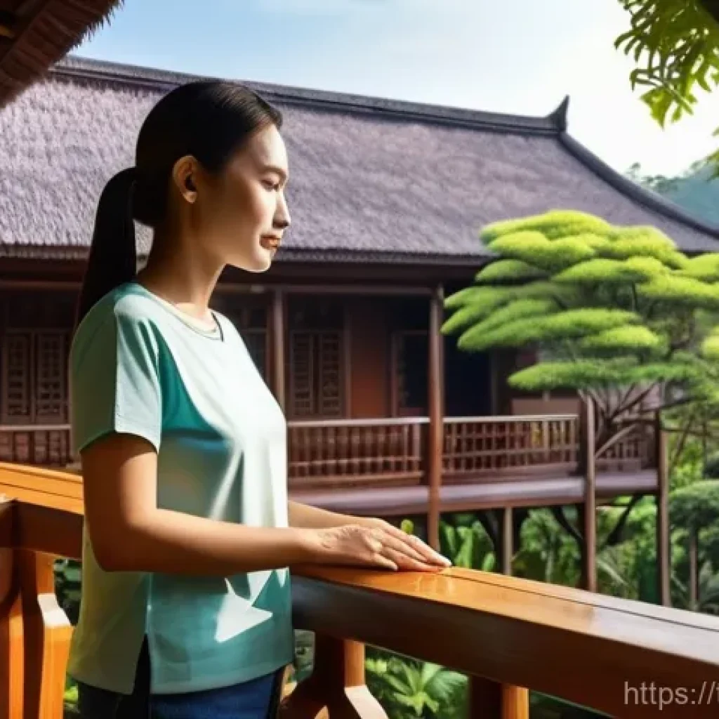 전통주택의 청소와 관리 - **Prompt 1: Serene Wooden Home Exterior with Gentle Care**
    "A beautiful, traditional Thai wooden...