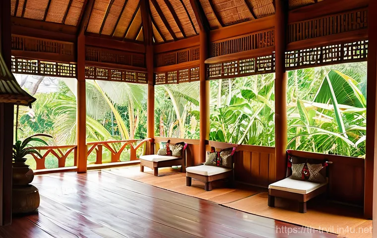 전통주택의 외벽 디자인 - Image Prompt 1: The Heart of a Traditional Thai Home**
